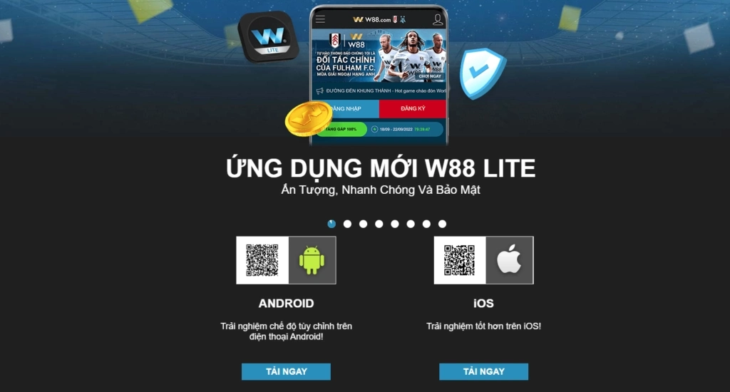Instructions for installing the W88 Mobile application